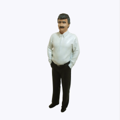 Beyaz Gömlekli Dayı figürü 1.18 ölçekli
