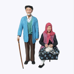 Yaşlı Çift Figür Seti
