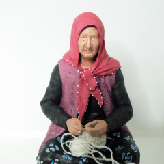 Yaşlı Çift Figür Seti