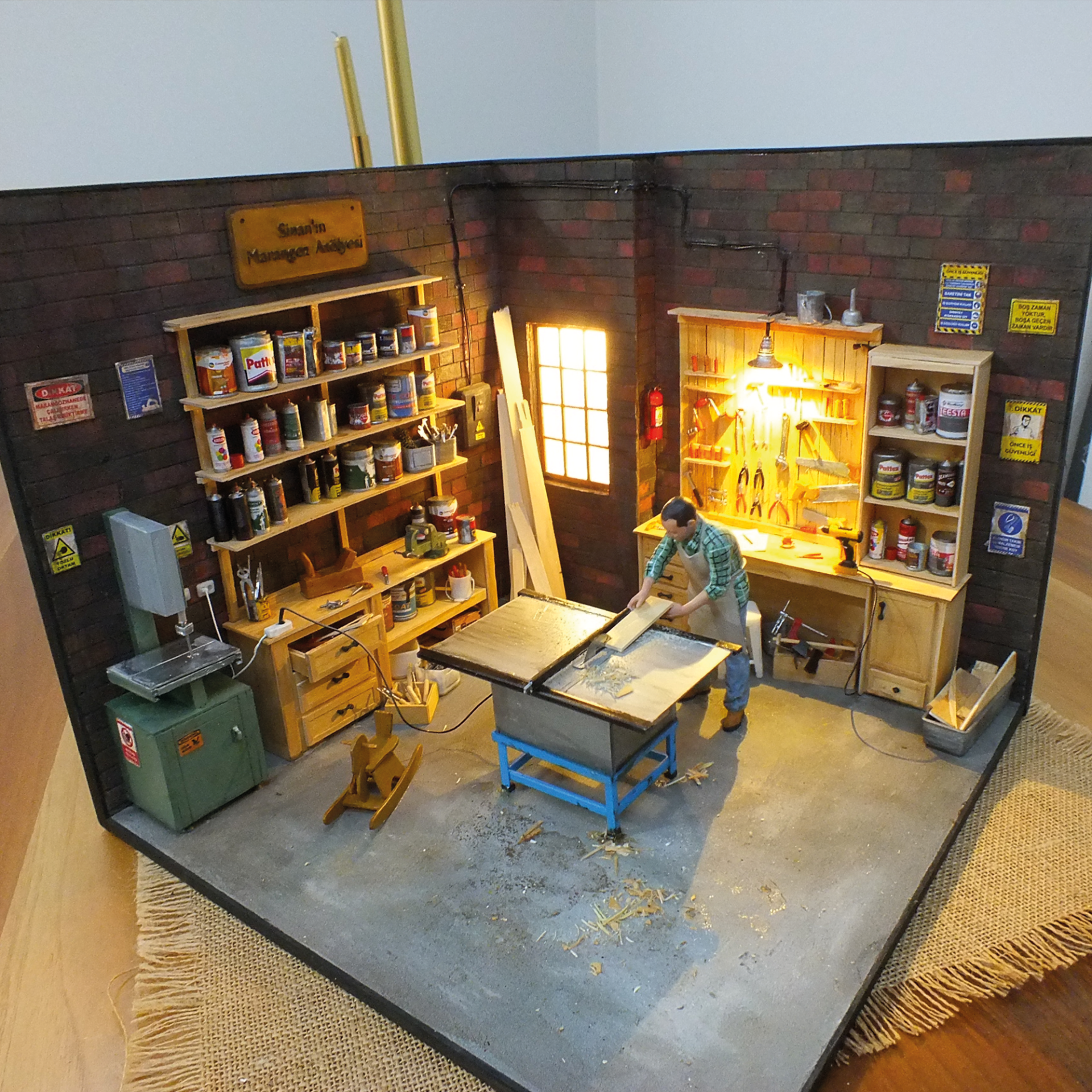 Marangozhane Minyatür Diorama - Kişiye Özel