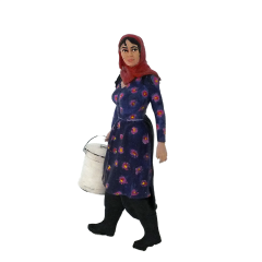 Alyazmalım Asya figürü - Türkan Şoray 1.18 ölçekli