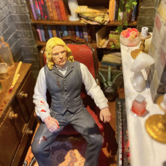 Vampirle görüşme Book Nook - Lestat figürlü