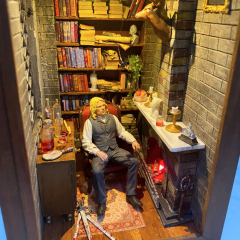 Vampirle görüşme Book Nook - Lestat figürlü