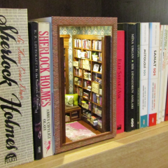 Işıklı Okuma Odası Book Nook- Ay Manzaralı