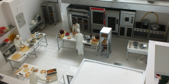 Fotoğraftan Restoran Minyatür Diorama 1.15 Ölçekli