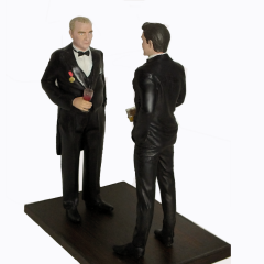 Atatürk ve Fotoğraftan Kişi Minyatür Diorama