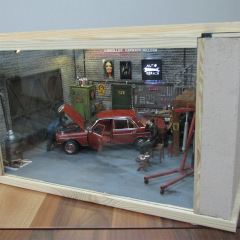 Minyatür Garaj, Tamirhane diorama 1.18 ölçekli