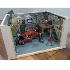 Minyatür Garaj, Tamirhane diorama 1.18 ölçekli