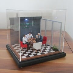 Minyatür Okey Masa Diorama 1.20 Ölçek