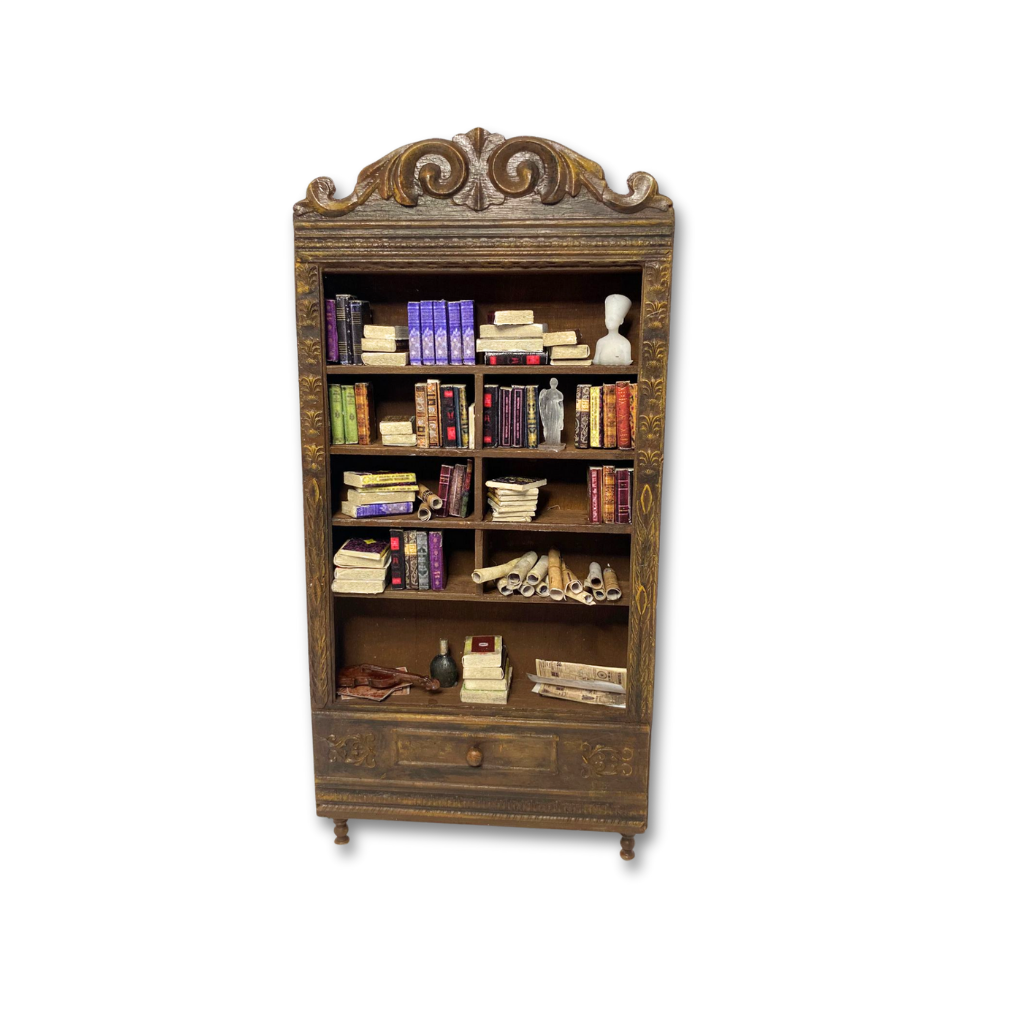 Minyatür Antika Kitaplık