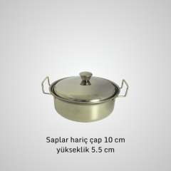 Minyatür Metal Tencere 1:12 ölçek