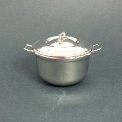 Minyatür Metal Tencere 1:12 ölçek 4 cm