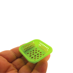 Minyatür Plastik sepet 1:12 Ölçekli  – Dollhouse Aksesuarı