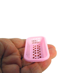 Minyatür Plastik sepet 1:12 Ölçekli  – Dollhouse Aksesuarı