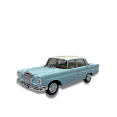 1965 Mercedes-Benz 220 S Light Blue Diecast Model Araba - Norev - 1:18 ÖLÇEK