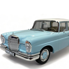 1965 Mercedes-Benz 220 S Light Blue Diecast Model Araba - Norev - 1:18 ÖLÇEK