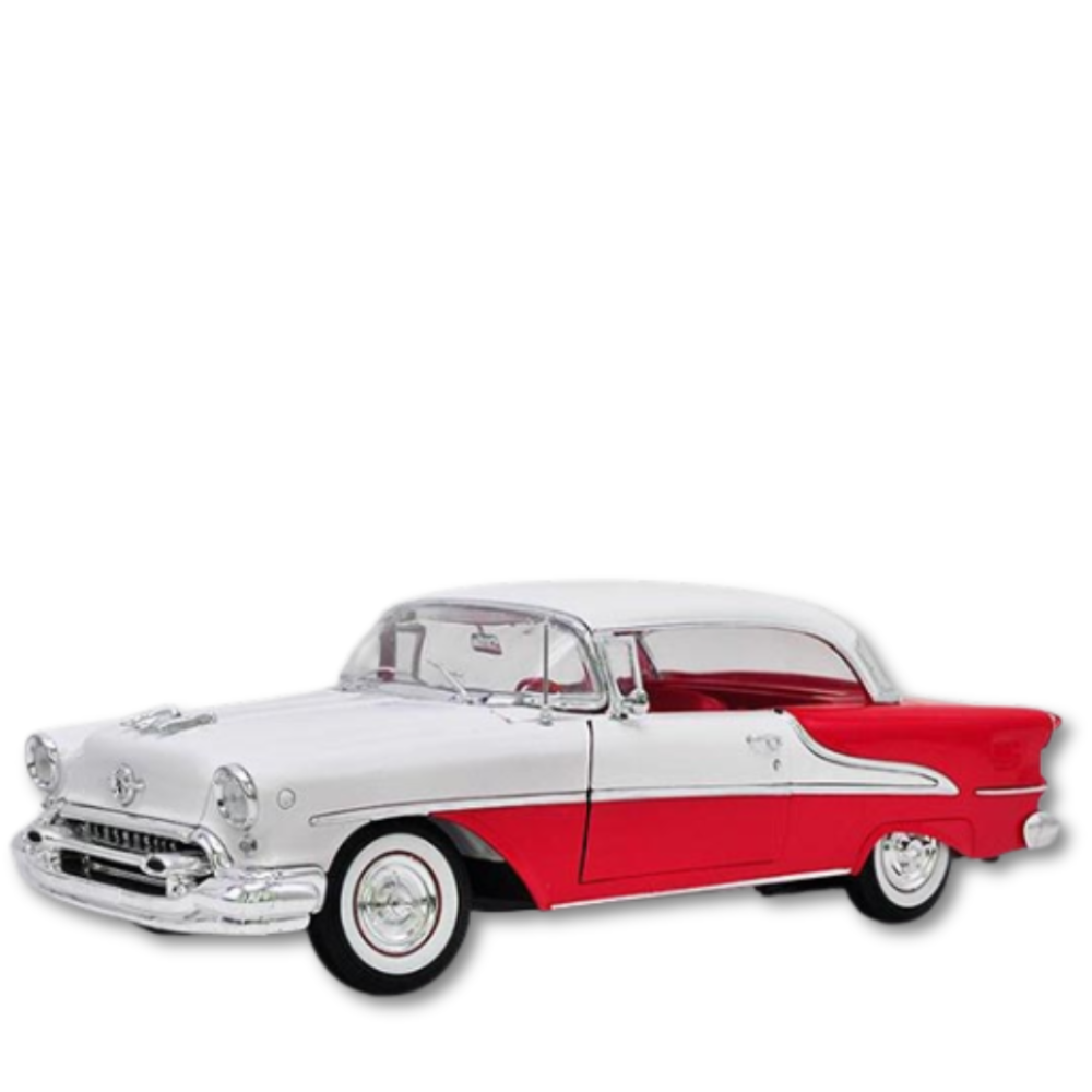 Oldsmobile Süper 88 1955  Diecast Model Araba - WELLY  - 1:18 ÖLÇEK