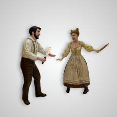 Sweeny Todd Musical Figür seti 1.15 ölçekli