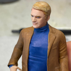 Steve McQueen ''Bullitt'' 1:18 Ölçekli Reçine Diecast Figür