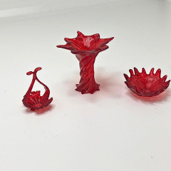 Minyatür Murano Vazo seti 3 lü Reçine 1.12 ölçek