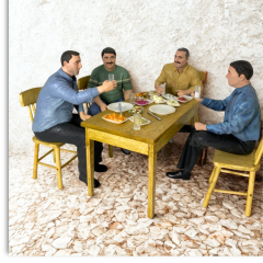 Dayılar Çilingir Sofrası Diecast Diorama Set
