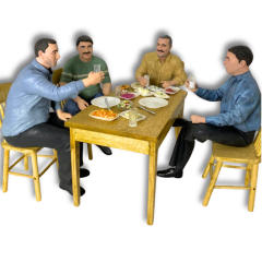 Dayılar Çilingir Sofrası Diecast Diorama Set