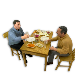 Dayılar Çilingir Sofrası Diecast Diorama Set