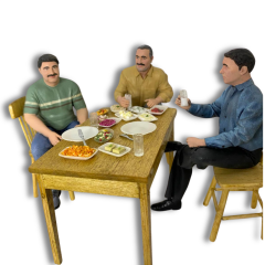 Dayılar Çilingir Sofrası Diecast Diorama Set