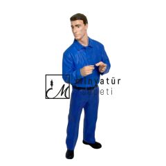 1.18 ölçekli Diecast Tamirci Atölye Şefi 3d Reçine figür