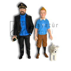 Tenten Macera Figür Seti – Kaptan Haddock & Tenten& Snowy