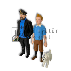 Tenten Macera Figür Seti – Kaptan Haddock & Tenten& Snowy