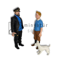 Tenten Macera Figür Seti – Kaptan Haddock & Tenten& Snowy