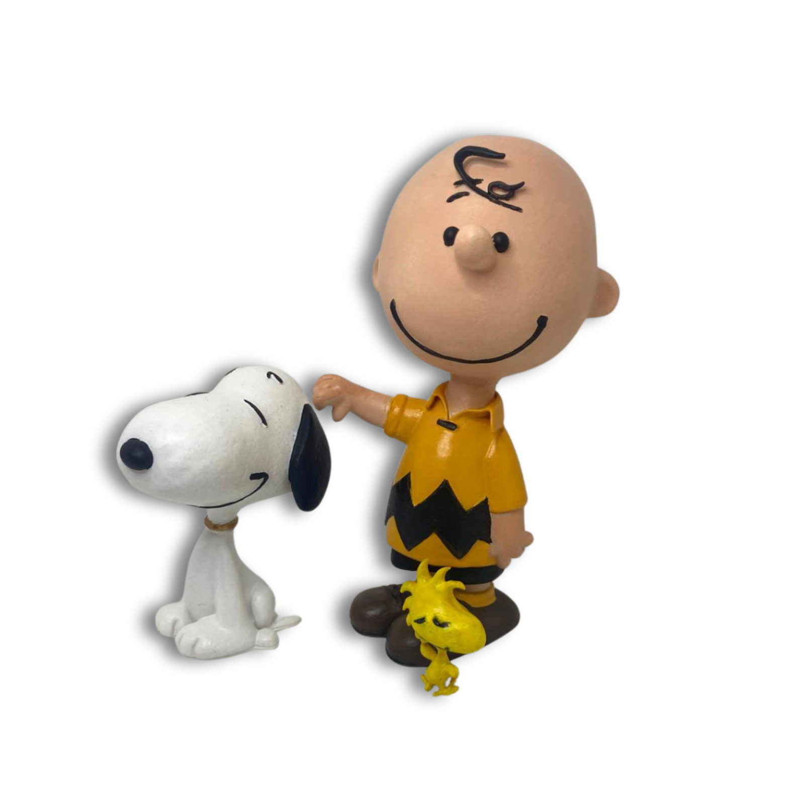 Charlie Brown ve Snoopy Figür Seti – El Yapımı, Koleksiyonluk