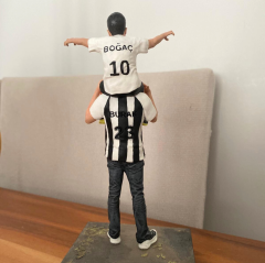Hediyelik Kişiye Özel Fotoğraftan Taraftar Figür 15 cm 2 kişi