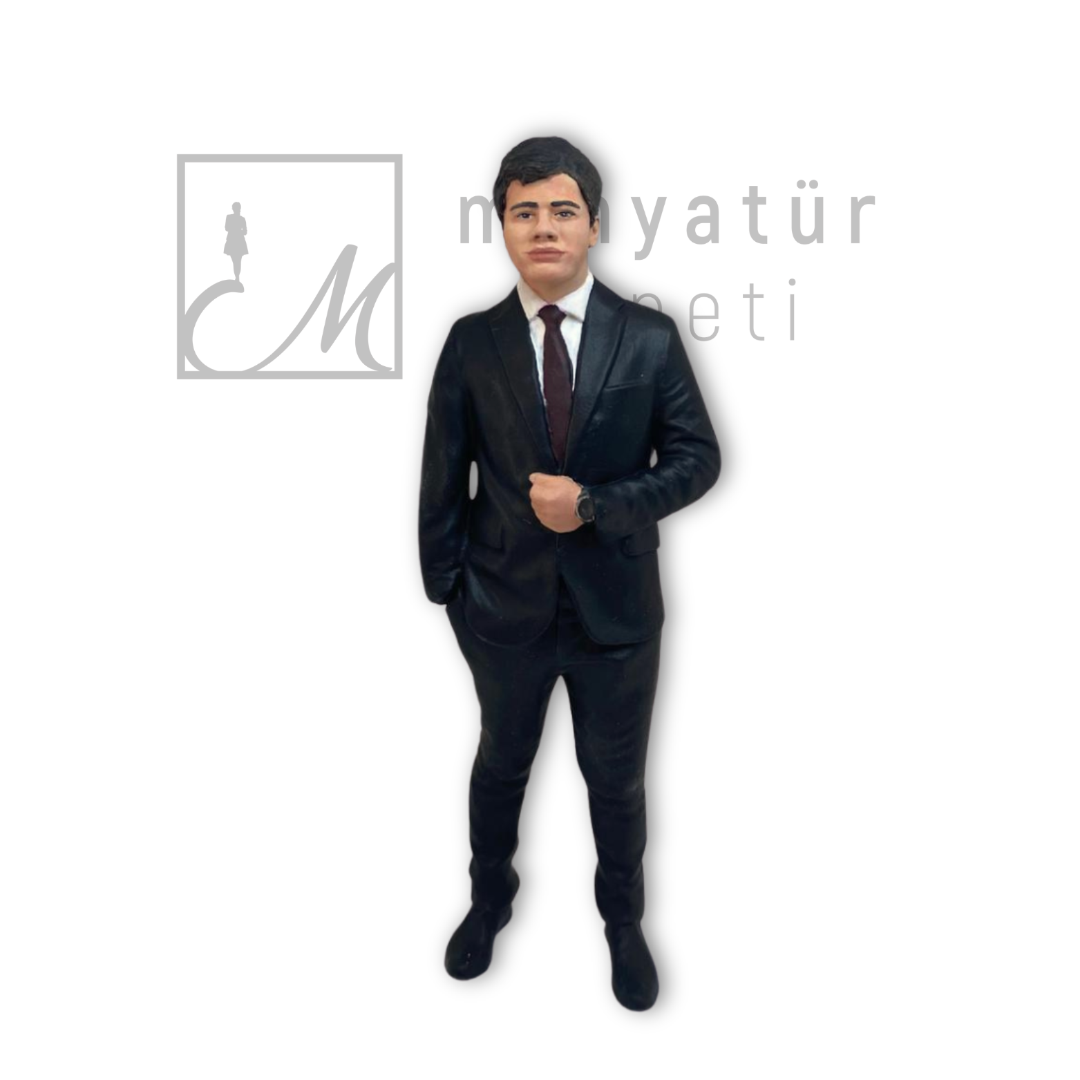 Fotoğraftan Kişi Minyatürü - 1.12 ölçek 15 cm