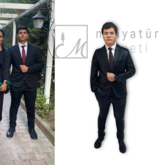 Fotoğraftan Kişi Minyatürü - 1.12 ölçek 15 cm