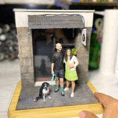 Kişiye Özel Fotoğraftan diorama