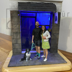 Kişiye Özel Fotoğraftan diorama