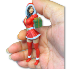 1:18 Ölçek Noel Kadını Figürü - 1.18 Diecast Christmas Girl