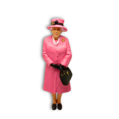 Kraliçe Elizabeth II – 1:18 Ölçek Diecast Figür | İkonik Kraliyet Stili