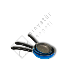 Minyatür 3’lü Tava Seti 1.12 ölçek