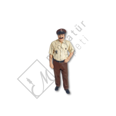 Minyatür Diecast Bekçi Figürü-1.18 ölçekli
