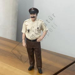 Minyatür Diecast Bekçi Figürü-1.18 ölçekli