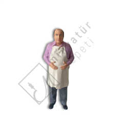 Minyatür Pastacı Figürü-1.18 ölçekli