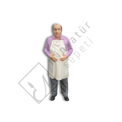 Minyatür Pastacı Figürü-1.18 ölçekli