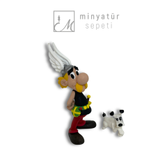 Asteriks ve köpeği 3d Reçine figür Seti