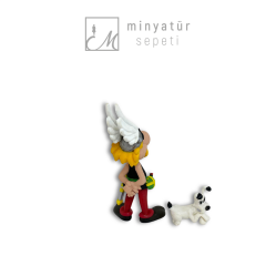 Asteriks ve köpeği 3d Reçine figür Seti