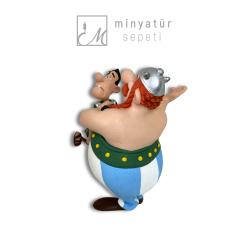 Obeliks ve Romalı asker Figür Seti