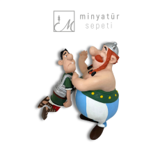 Obeliks ve Romalı asker Figür Seti