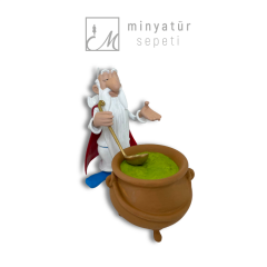 Büyücü 3d reçine figür